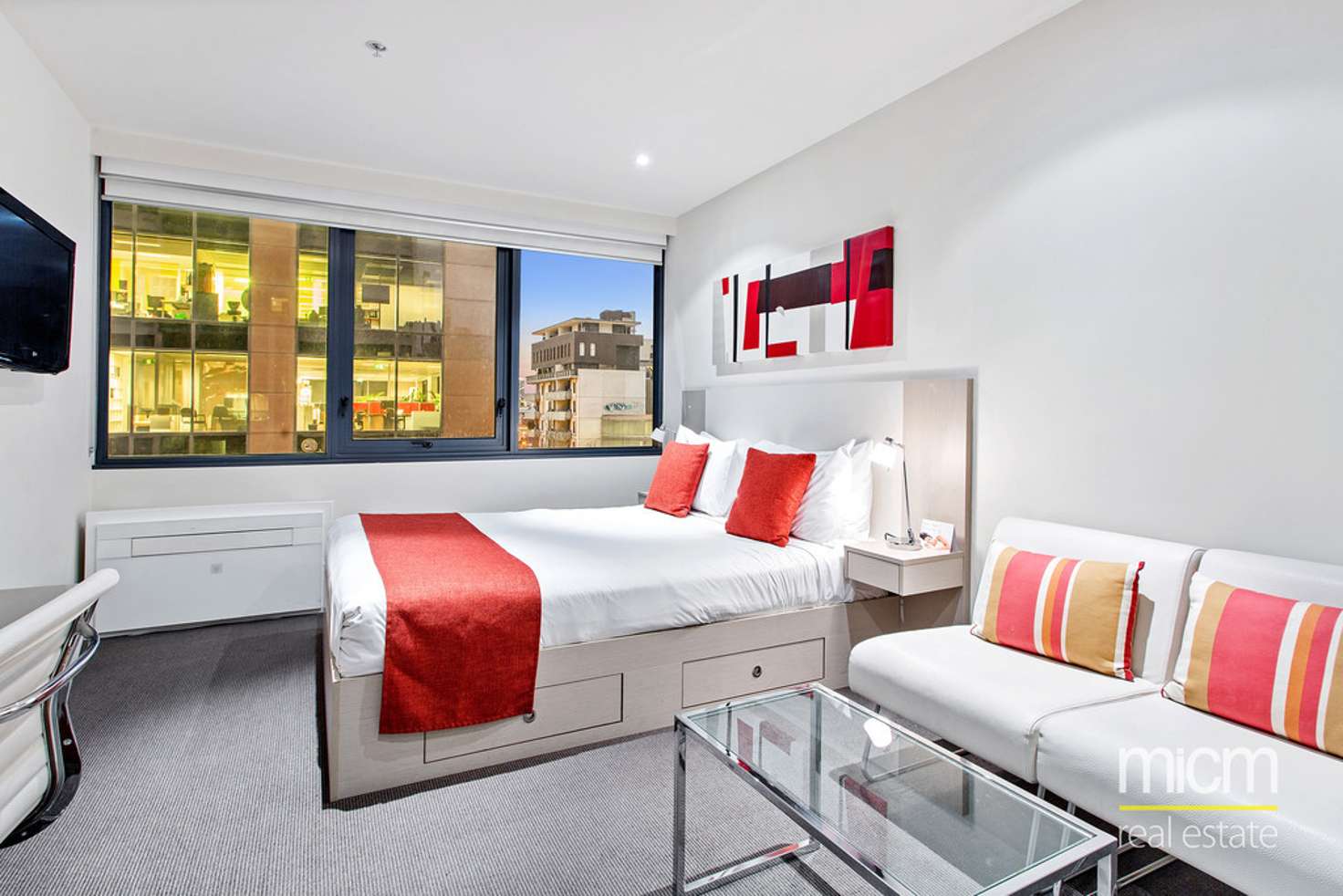 Main view of Homely apartment listing, 605/181 A'Beckett Street, Melbourne VIC 3000