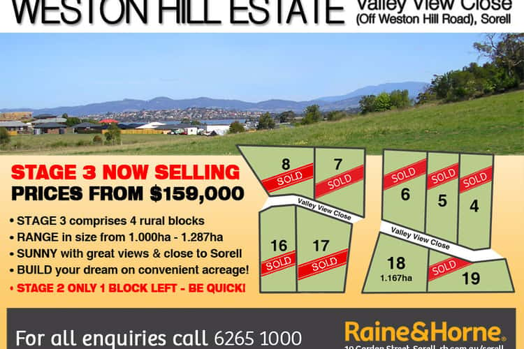 Lot 18 Valley View Close, Sorell TAS 7172