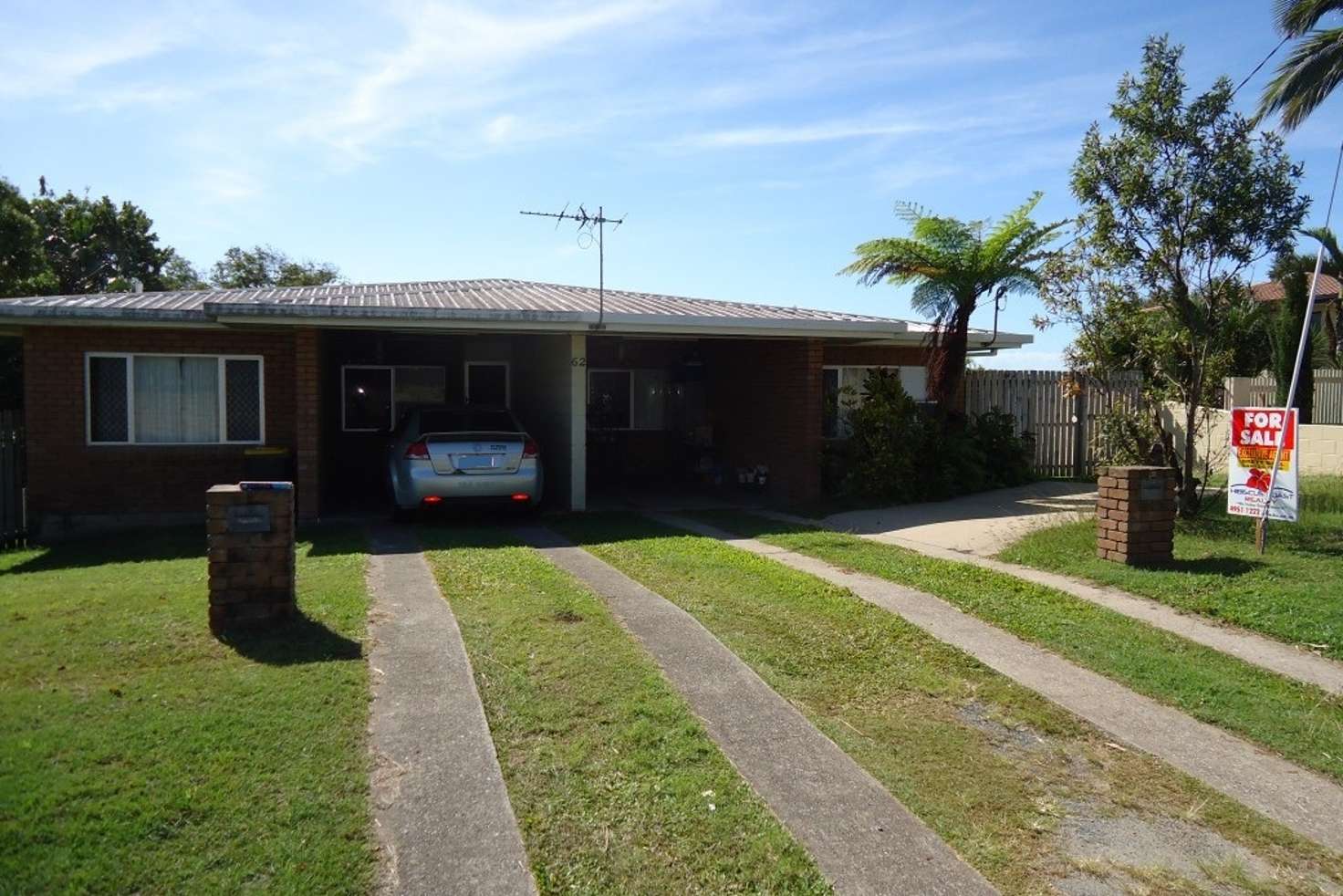 Main view of Homely semiDetached listing, U 1 &  2, 62 Eaglemount Road, Beaconsfield QLD 4740