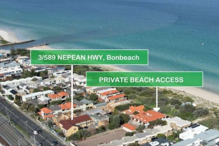 Main view of Homely unit listing, 3/589 Nepean Highway, Bonbeach VIC 3196