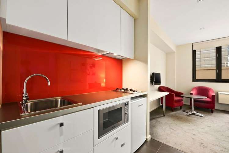 Main view of Homely studio listing, 215/99 A'Beckett Street, Melbourne VIC 3000