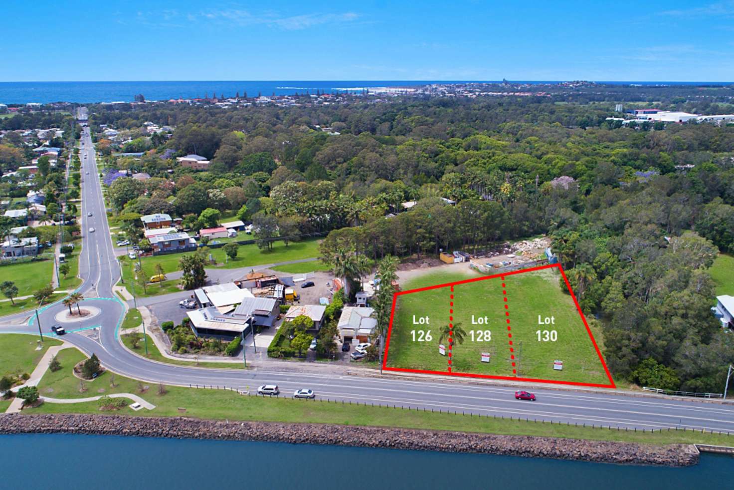 Main view of Homely residentialLand listing, 126-130 Chinderah Bay Drive, Chinderah NSW 2487