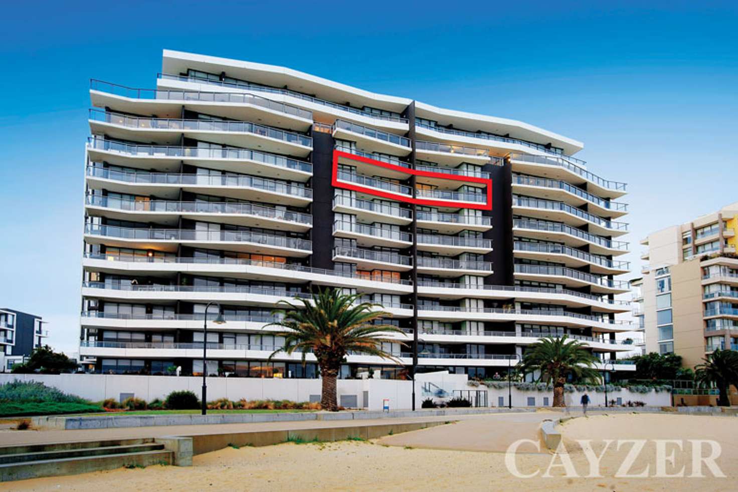 Main view of Homely apartment listing, 803/155 Beach Street, Port Melbourne VIC 3207