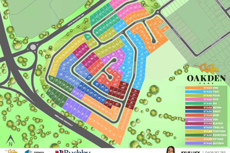 Second view of Homely residentialLand listing, LOT 217 Oakden Park, Youngtown TAS 7249