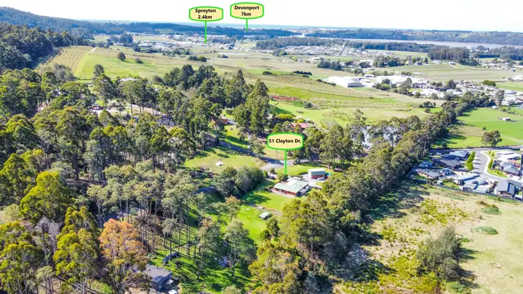 Second view of Homely house listing, 51 Clayton Drive, Spreyton TAS 7310