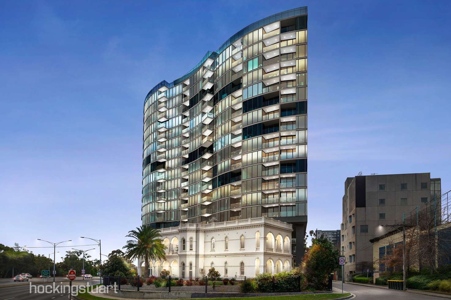 Main view of Homely apartment listing, 608/83 Queens Road, Melbourne VIC 3004