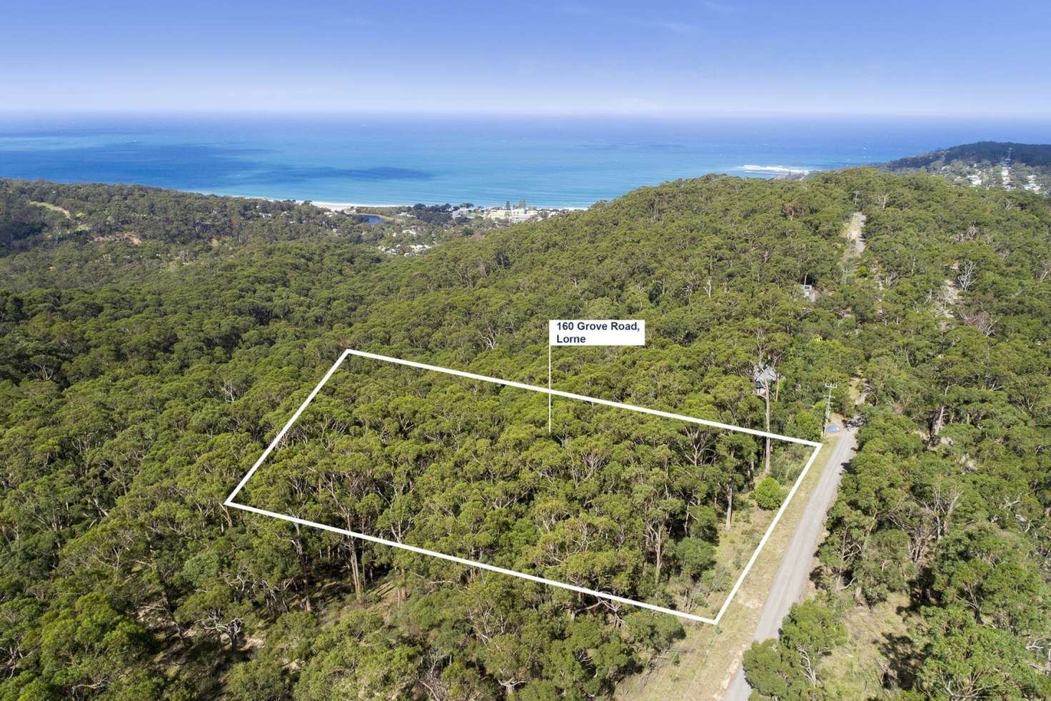 Main view of Homely residentialLand listing, 160 Grove Road, Lorne VIC 3232