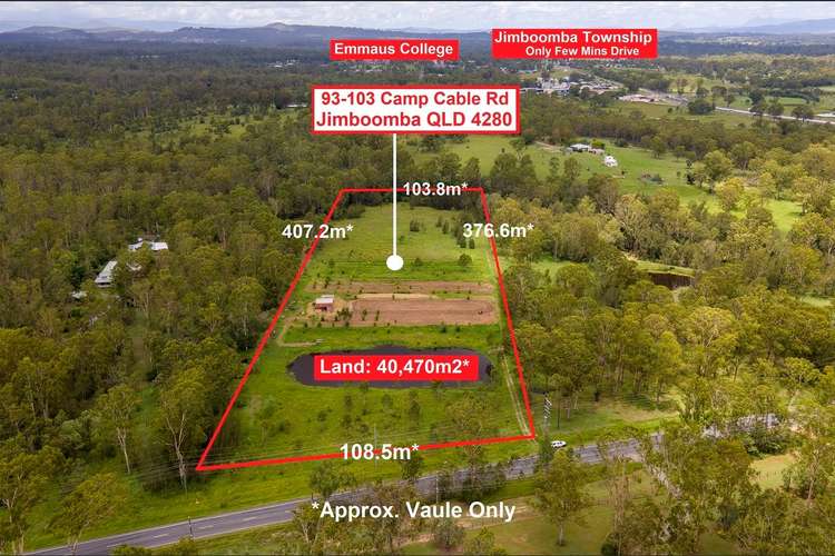 Main view of Homely residentialLand listing, 93-103 Camp Cable Rd, Jimboomba QLD 4280