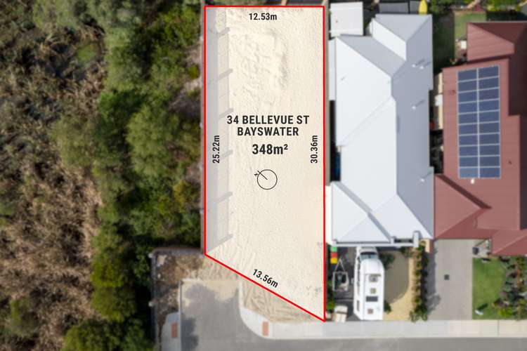 Main view of Homely residentialLand listing, 34 BELLEVUE STREET, Bayswater WA 6053
