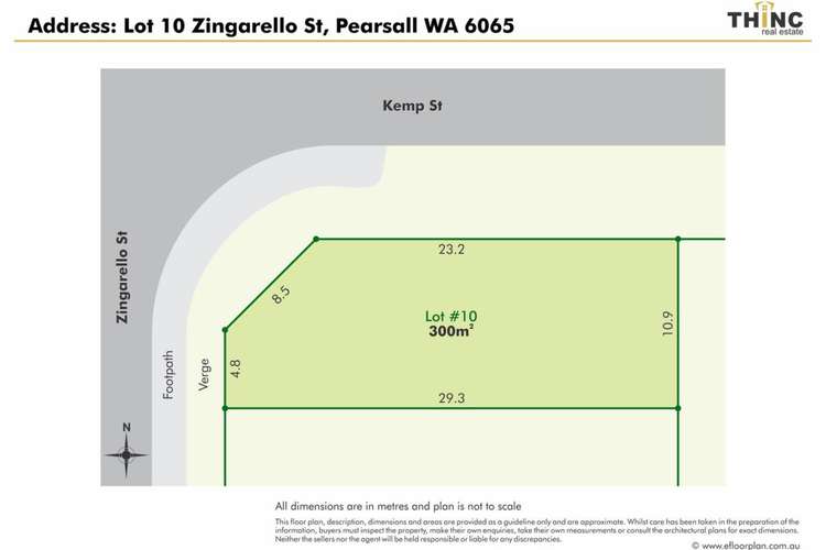 Main view of Homely residentialLand listing, Lot 10 Zingarello Street, Pearsall WA 6065
