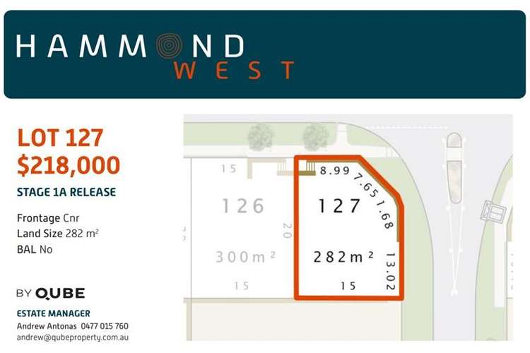 Lot 127, Whadjuk Drive, Hammond Park WA 6164