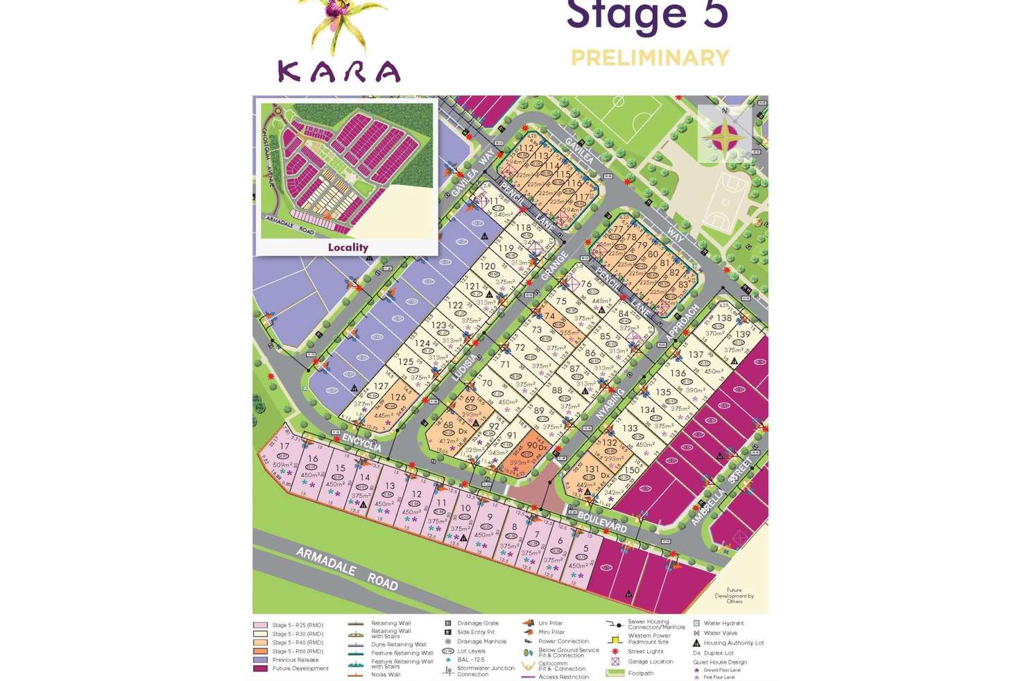 Main view of Homely residentialLand listing, Lot 81, Gavilea Way, Treeby WA 6164