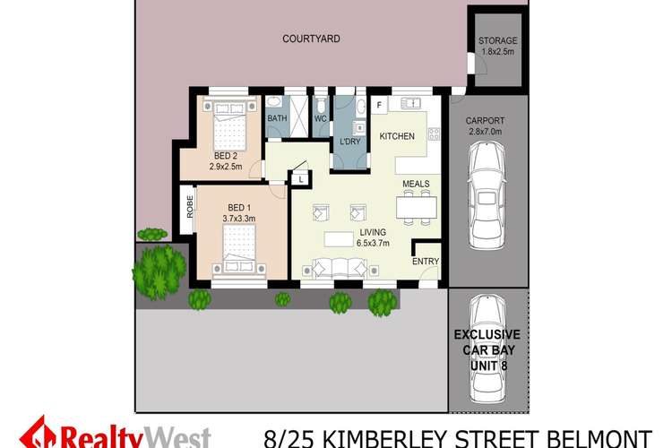 Third view of Homely villa listing, 8/25 Kimberley Street, Belmont WA 6104