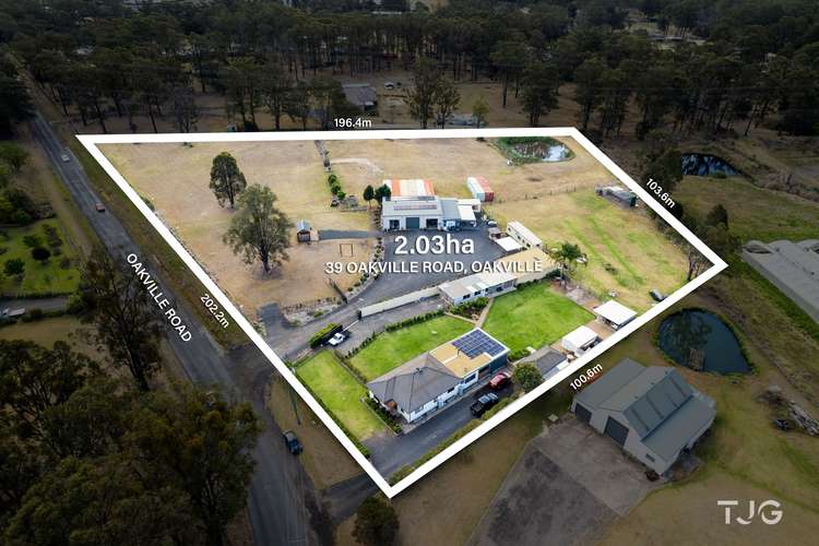 Main view of Homely acreageSemiRural listing, 39 Oakville Road, Oakville NSW 2765