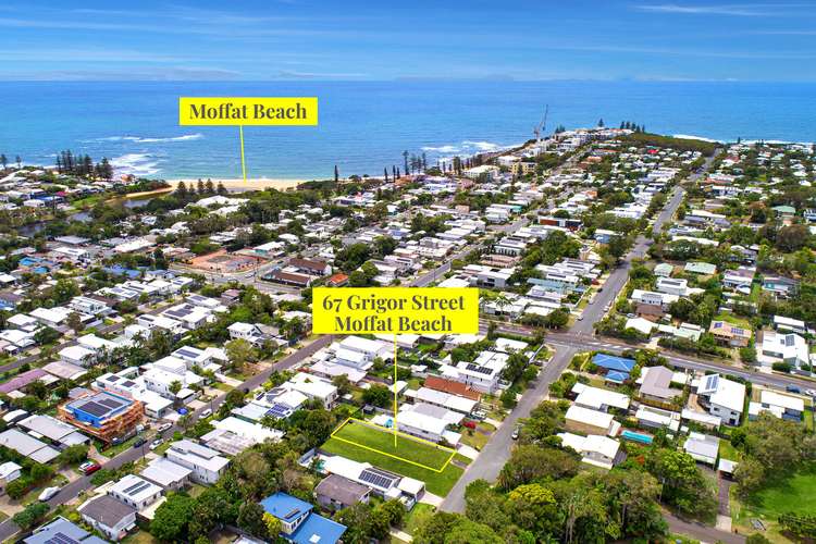 Main view of Homely residentialLand listing, 67 Grigor Street, Moffat Beach QLD 4551
