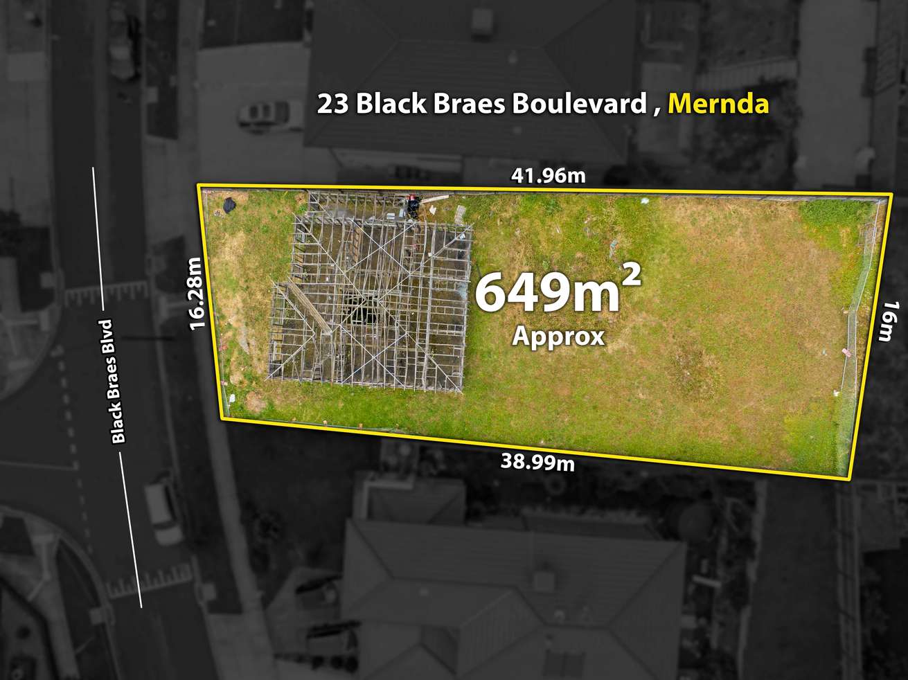 Main view of Homely residentialLand listing, 23 Black Braes Boulevard, Mernda VIC 3754