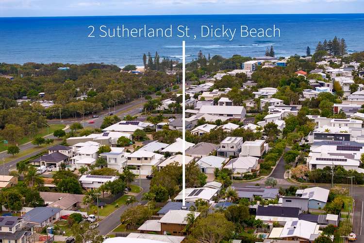 Main view of Homely semiDetached listing, 2 Sutherland Street, Dicky Beach QLD 4551