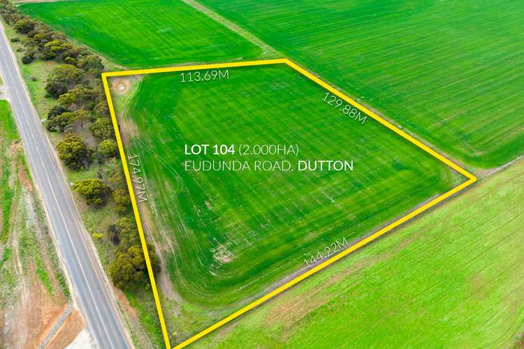 Main view of Homely residentialLand listing, Lot 104 Eudunda Road, Dutton SA 5356