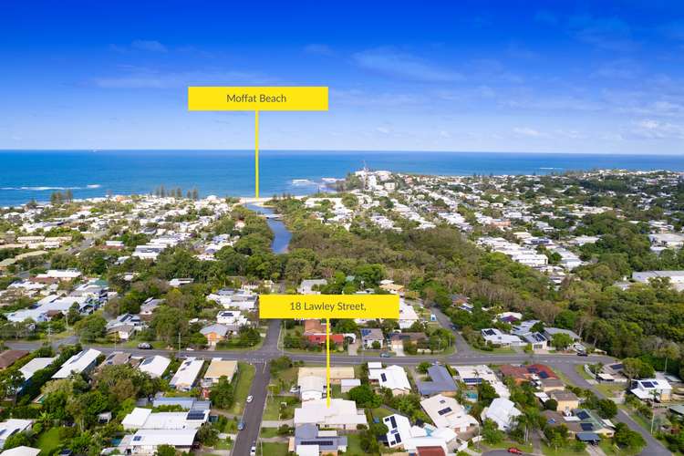 Main view of Homely house listing, 18 Lawley Street, Dicky Beach QLD 4551