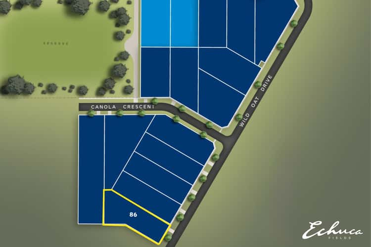 Main view of Homely residentialLand listing, (Lot 86) 50 Wild Oat Drive Echuca Fields Stage 3B, Echuca VIC 3564