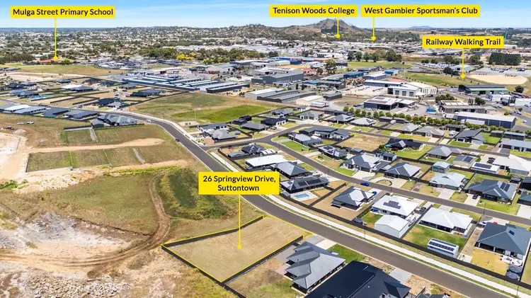 Main view of Homely land listing, 26 Springview Drive, Suttontown SA 5291