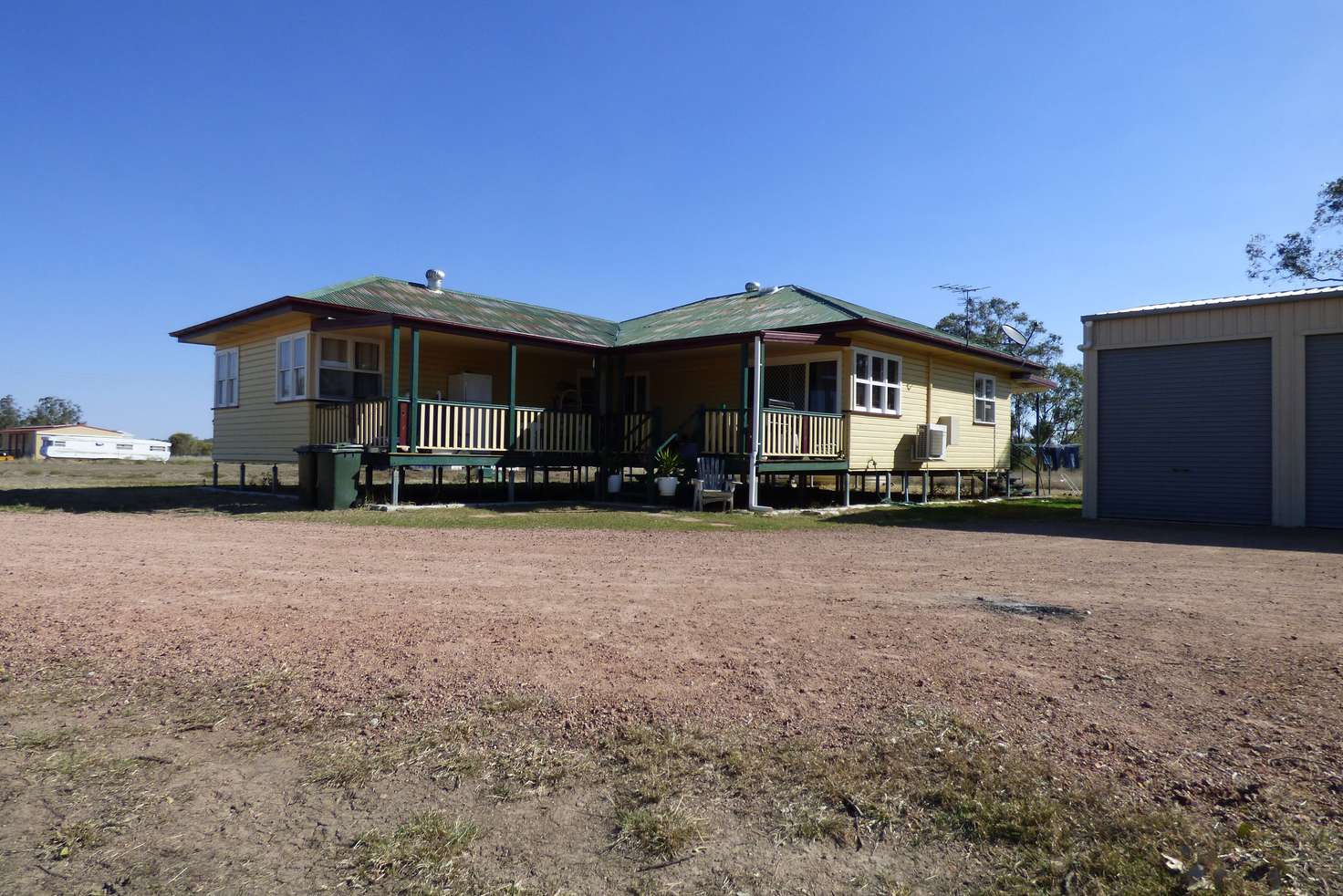 Main view of Homely acreageSemiRural listing, 127 Clayton Road, Roma QLD 4455