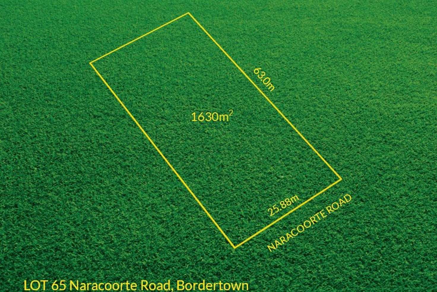 Main view of Homely residentialLand listing, Lot 65 Naracoorte Road, Bordertown SA 5268