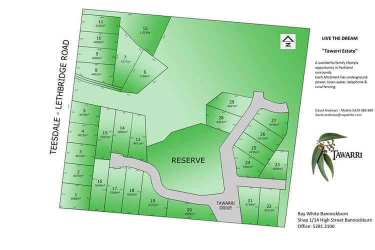 Lot 1 Tawarri Estate, Teesdale VIC 3328