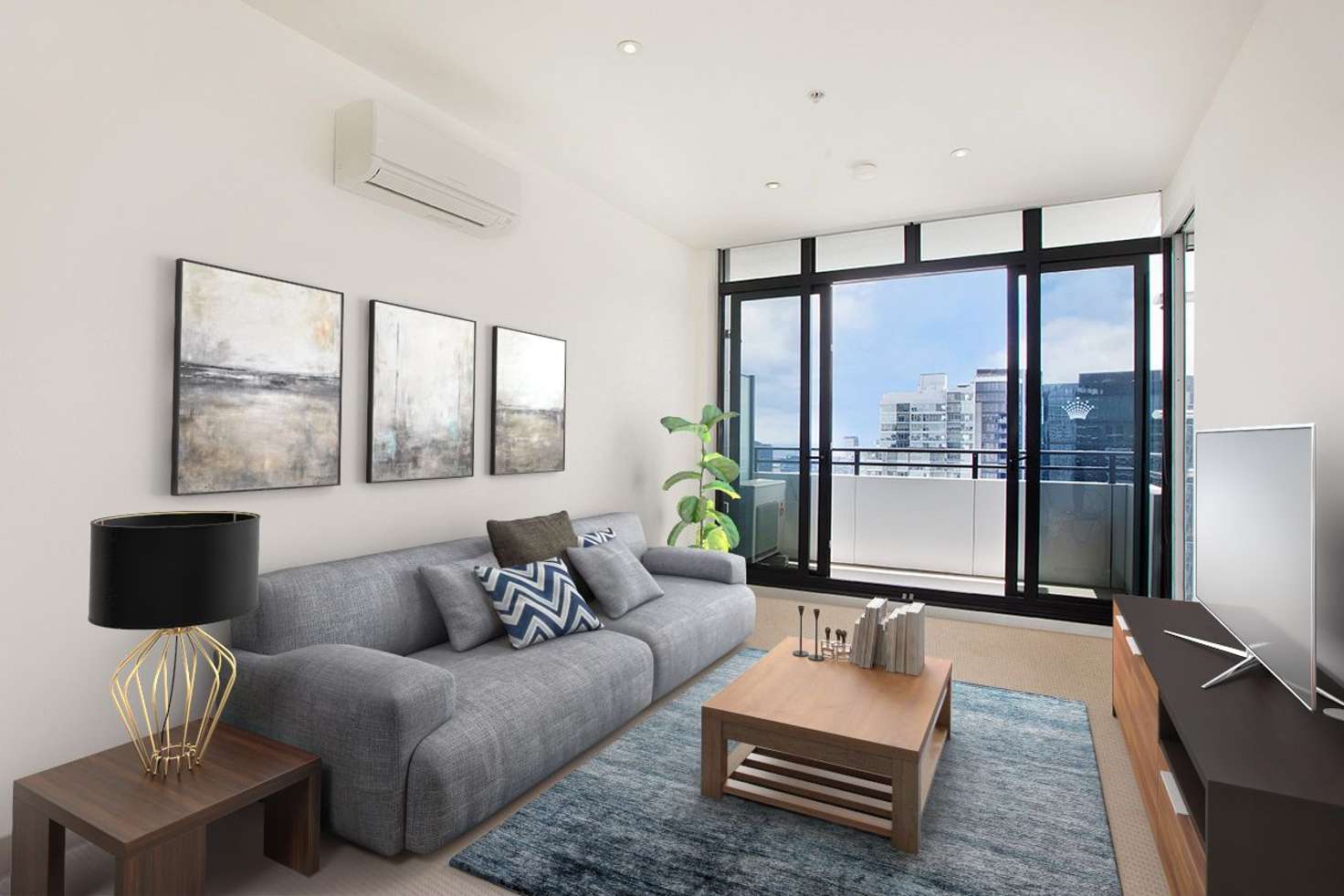 Main view of Homely apartment listing, 1306/283 City Road, Southbank VIC 3006