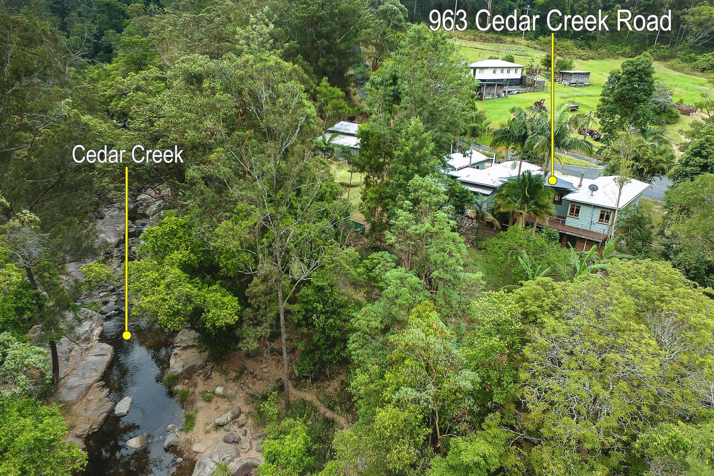 Main view of Homely house listing, 963 Cedar Creek Road, Cedar Creek QLD 4520