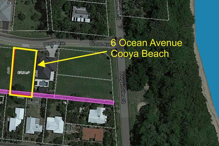 Main view of Homely residentialLand listing, 6 Ocean Avenue, Cooya Beach QLD 4873