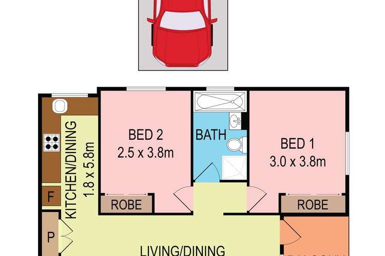 Seventh view of Homely apartment listing, 14/19 Mascot Drive, Eastlakes NSW 2018