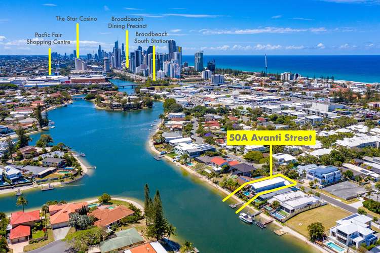Second view of Homely house listing, 50A Avanti Street, Mermaid Waters QLD 4218