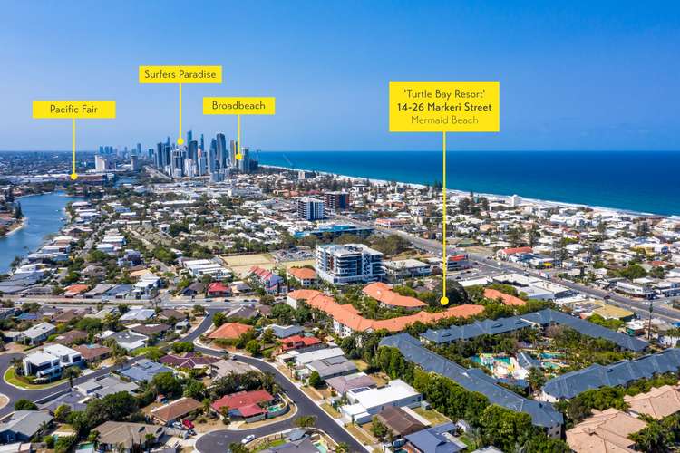 Main view of Homely unit listing, 52 'Turtle Bay Resort' 14-26 Markeri Street, Mermaid Beach QLD 4218