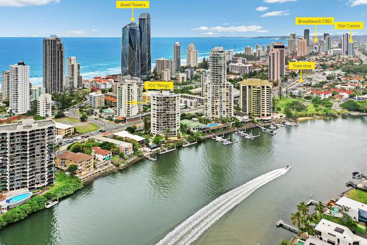 Second view of Homely apartment listing, 703/18 Fern Street, Surfers Paradise QLD 4217