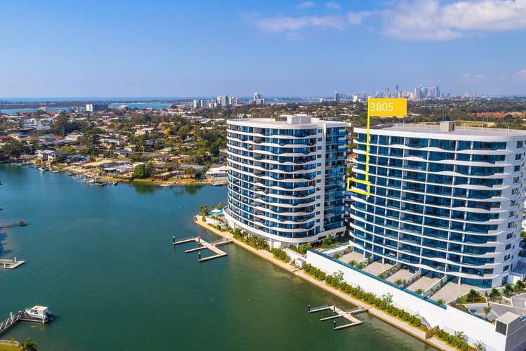 Main view of Homely unit listing, 3805/5 Harbour Side Court, Biggera Waters QLD 4216