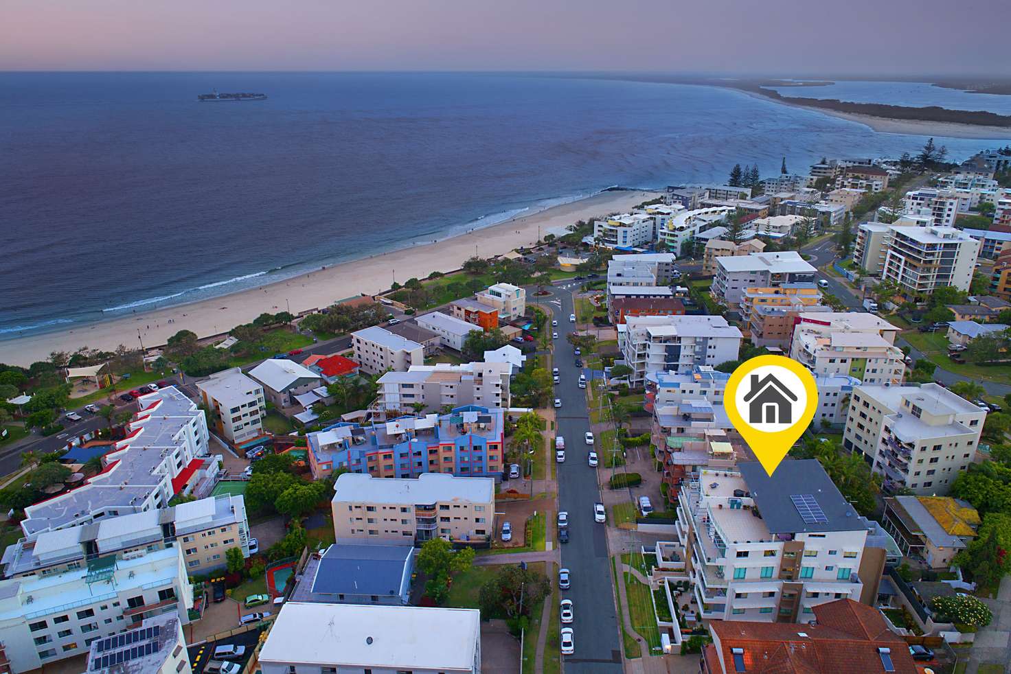 Main view of Homely unit listing, Unit 4/4-6 Orvieto Terrace, Kings Beach QLD 4551