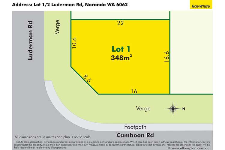 Main view of Homely residentialLand listing, Lot 1/2 Luderman Road, Noranda WA 6062