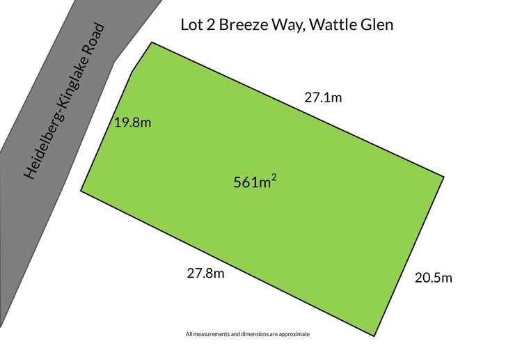 Main view of Homely residentialLand listing, Lot 2 Breeze Way, Wattle Glen VIC 3096