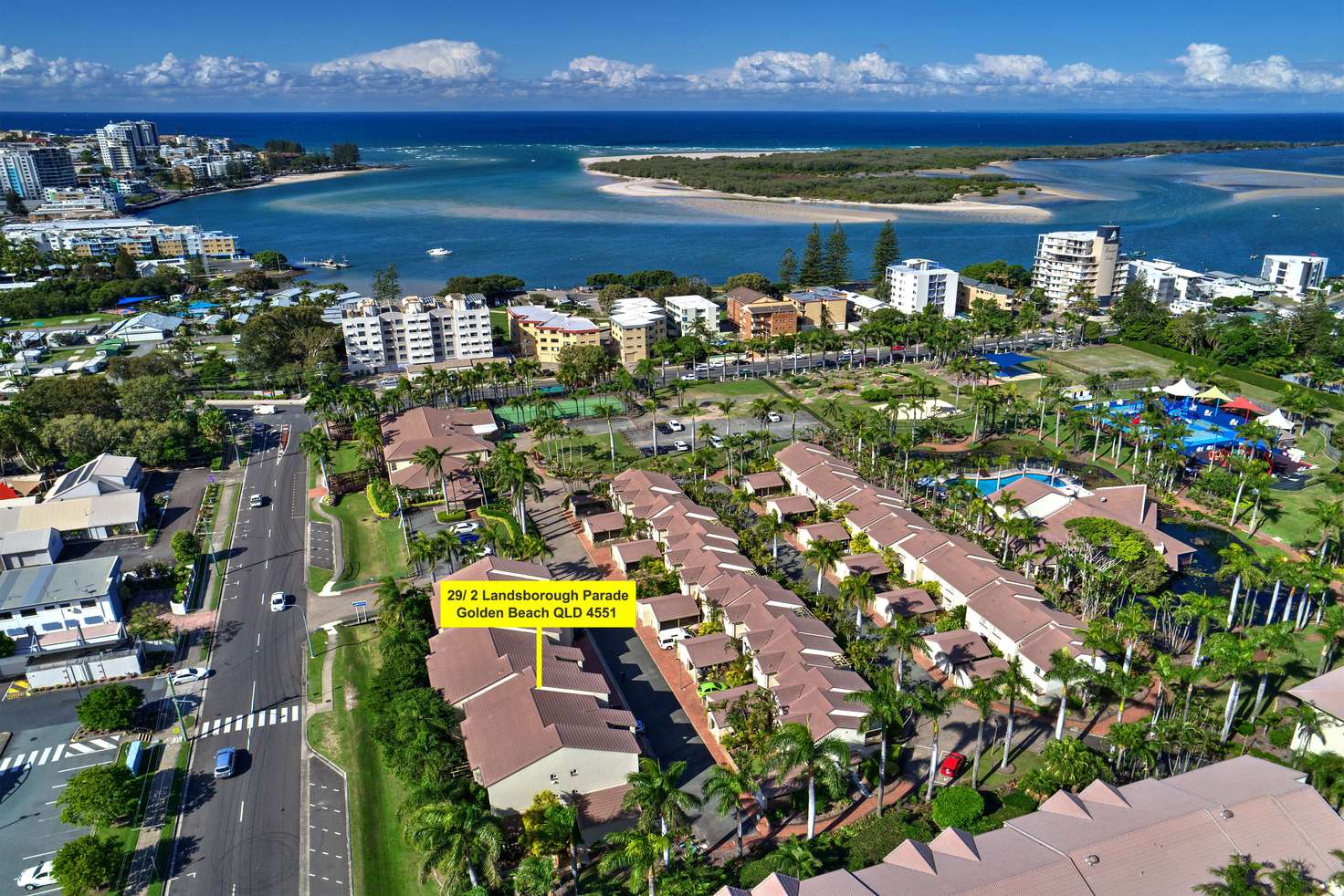Main view of Homely unit listing, Unit 29/2 Landsborough Parade, Golden Beach QLD 4551