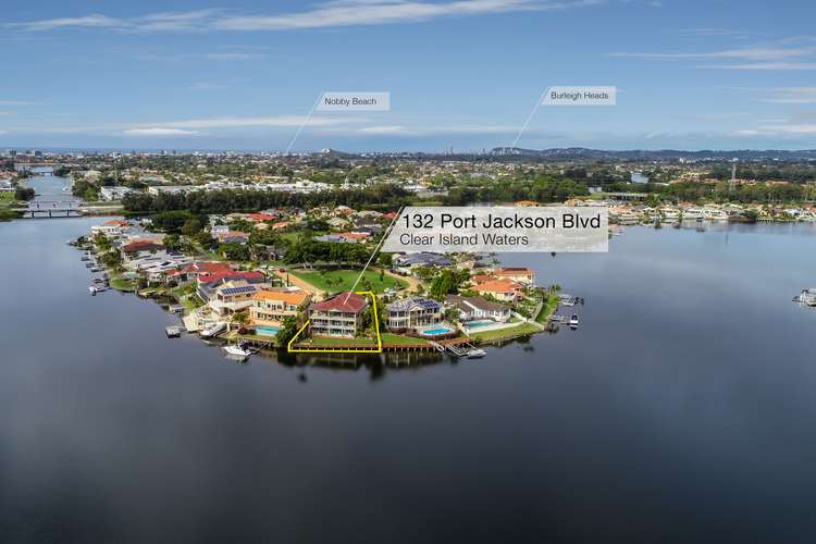 Main view of Homely house listing, 132 Port Jackson Boulevard, Clear Island Waters QLD 4226