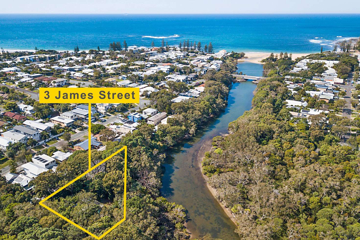 Main view of Homely house listing, 3 James Street, Dicky Beach QLD 4551