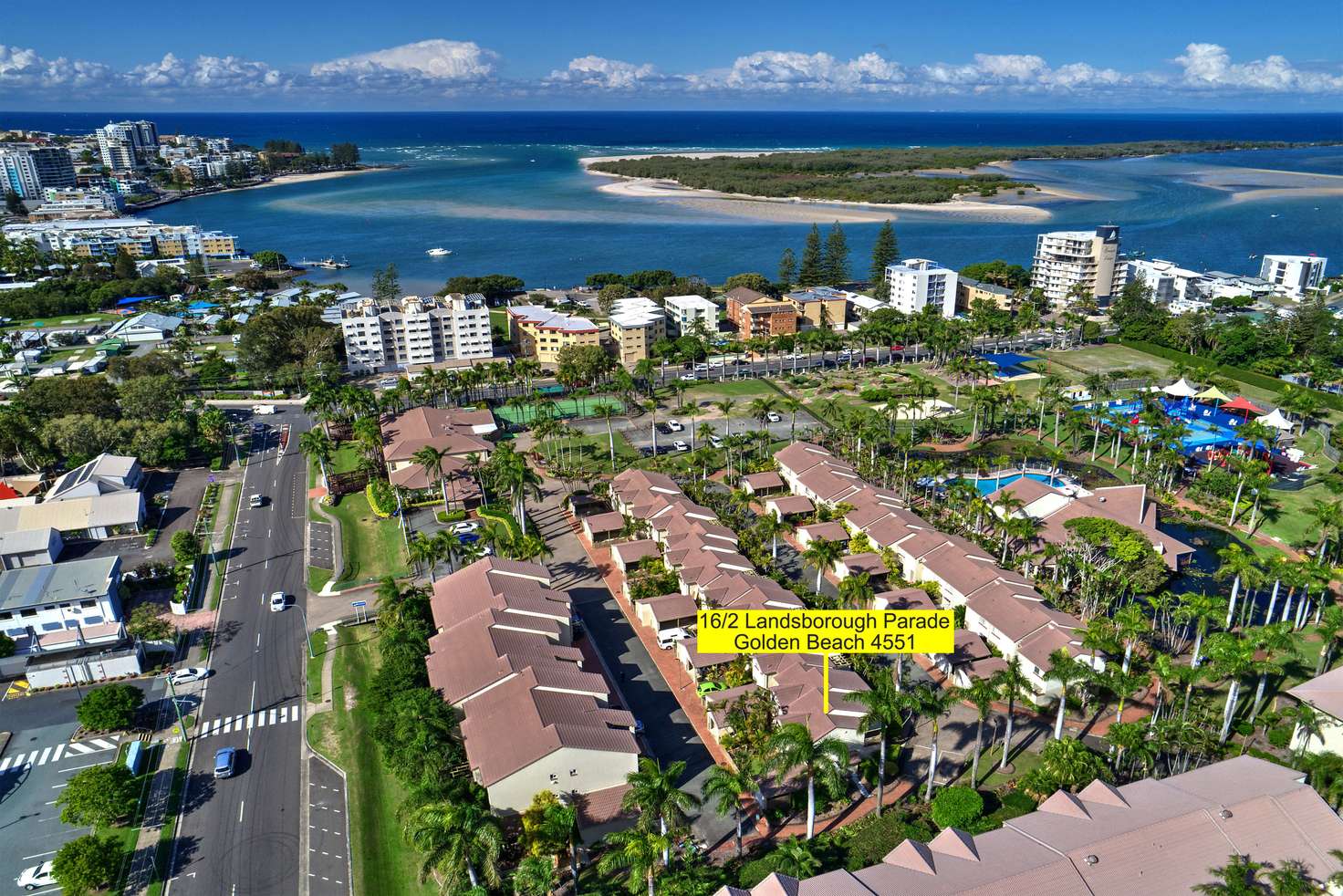 Main view of Homely unit listing, Unit 16/2 Landsborough Parade, Golden Beach QLD 4551