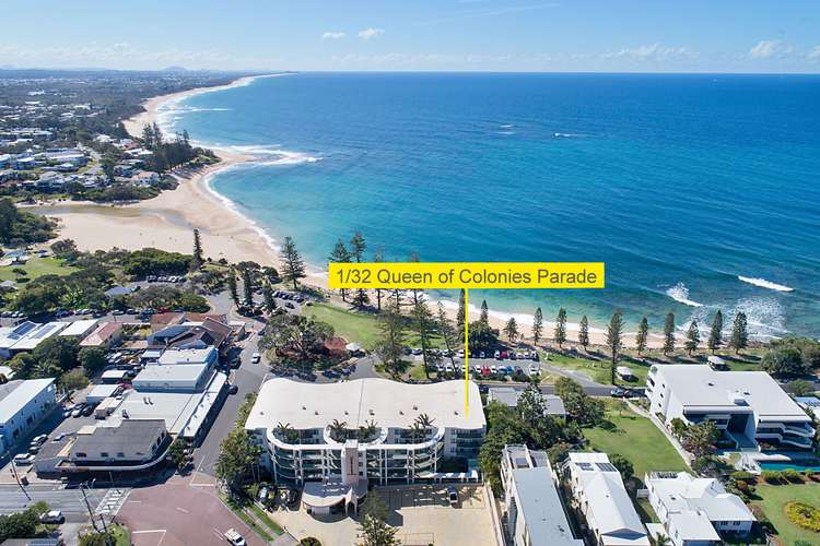 Main view of Homely unit listing, Unit 1/32 Queen of Colonies Parade, Moffat Beach QLD 4551
