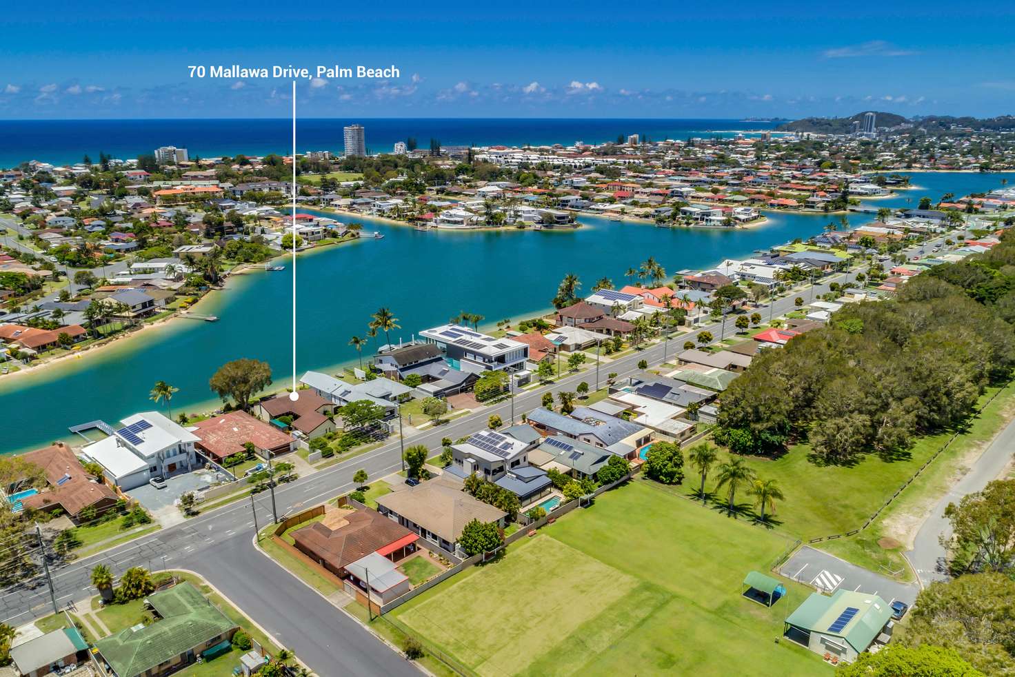 Main view of Homely house listing, 70 Mallawa Drive, Palm Beach QLD 4221