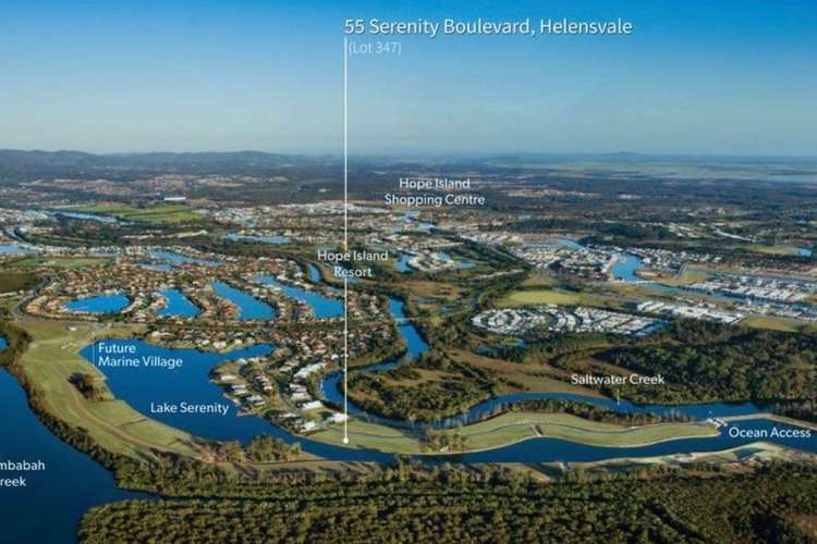 Main view of Homely residentialLand listing, 55 Serenity Boulevard, Helensvale QLD 4212