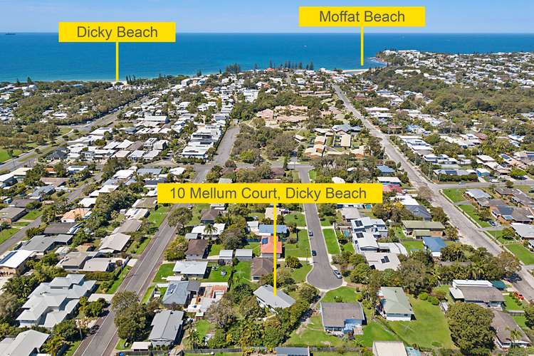 Second view of Homely house listing, 10 Mellum Court, Dicky Beach QLD 4551
