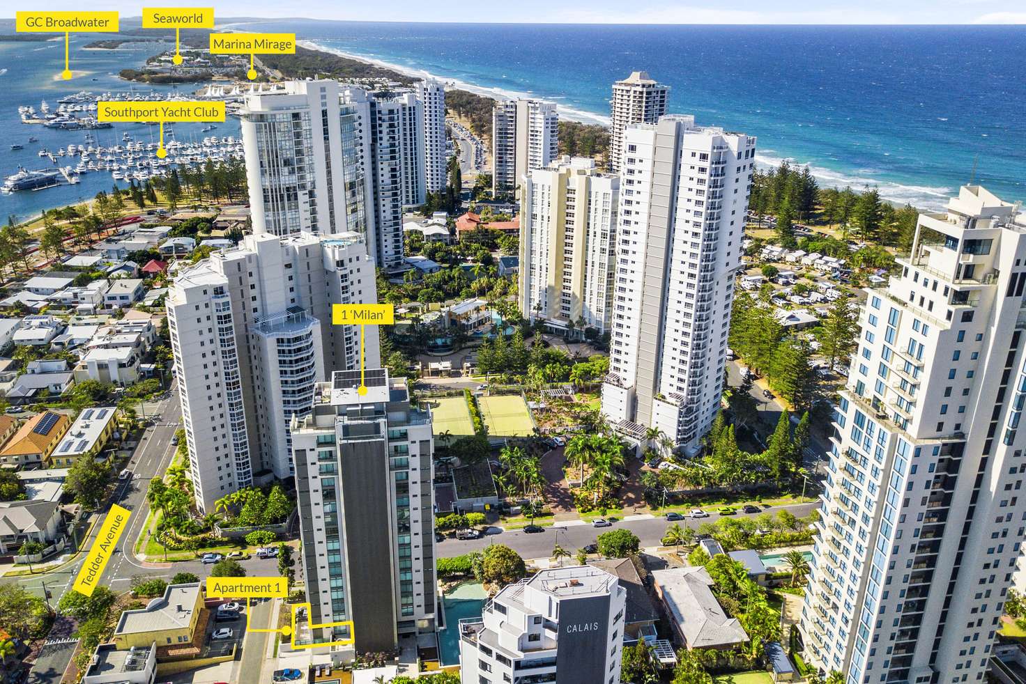 Main view of Homely apartment listing, 1/20-24 Hughes Avenue, Main Beach QLD 4217