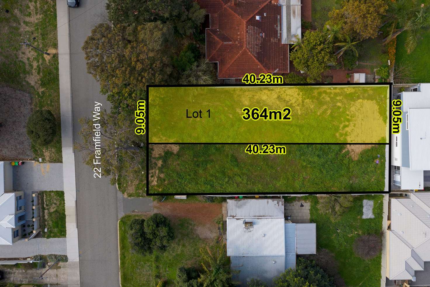 Main view of Homely residentialLand listing, Lot 1/22 Framfield Way, Balga WA 6061