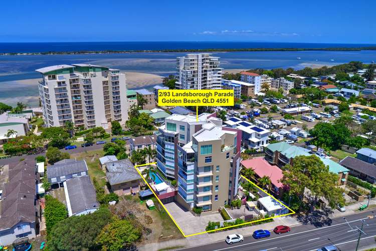 Main view of Homely unit listing, 2/93 Landsborough Parade, Golden Beach QLD 4551